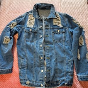 Distressed Jeans Jacket